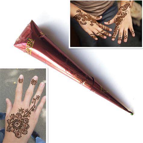 Buy Natural Indian Mehndi Brown Color Henna Paste Cone