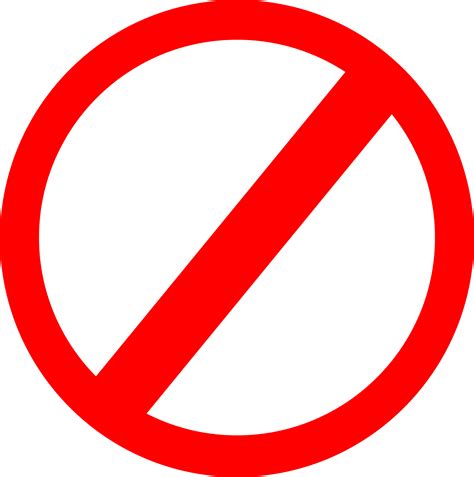 No Sign Icons PNG Free PNG And Icons Downloads