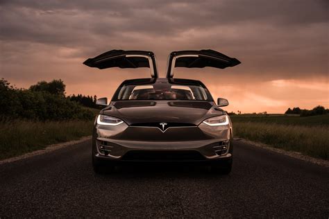 Tesla Model X Front 4k Wallpaperhd Cars Wallpapers4k Wallpapers