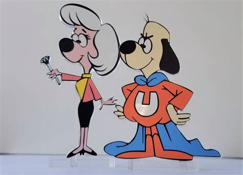 Underdog And Sweet Polly Purebred In Plexiglass Etsy Canada