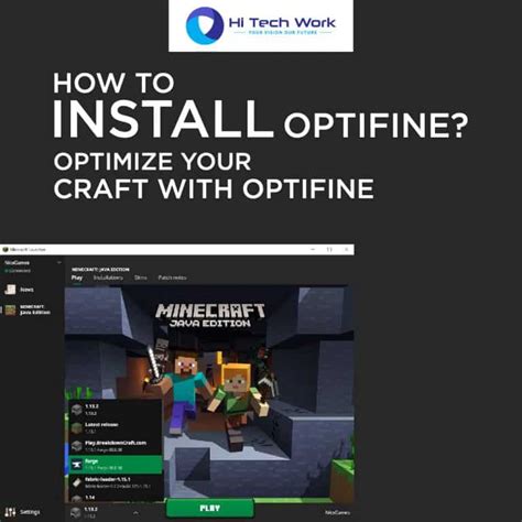 How To Use Optifine Download Install And Run Guide