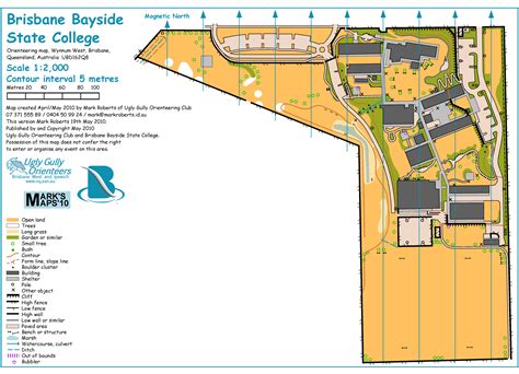 Brisbane Bayside State College Marks Maps