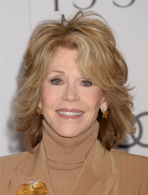 Medium length hair offers you options like tying it back and creating updos for special. Jane Fonda Layered Shoulder Length Haircut for Women Over ...