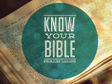 Know Your Bible Book