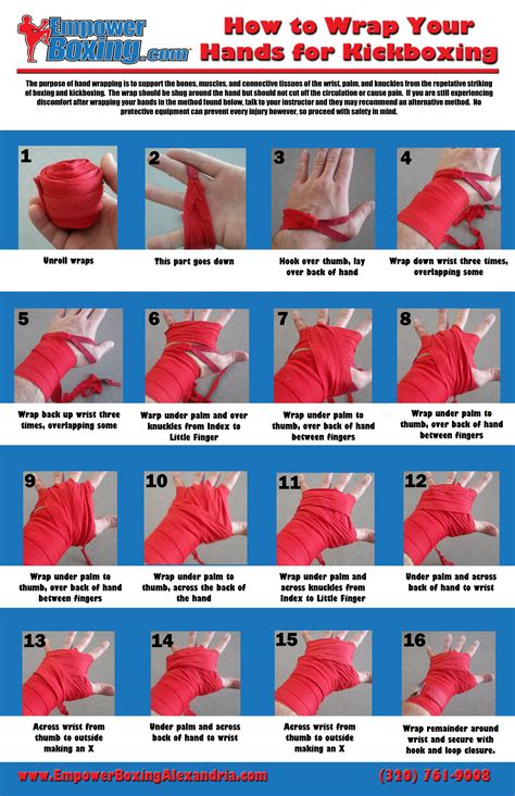 A Step By Step Guide To Wrapping Hand For Kickboxing Or Boxing At