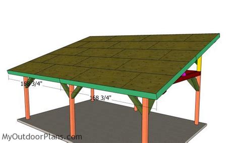 Building A Lean To Roof For A 16x24 Pavilion Myoutdoorplans