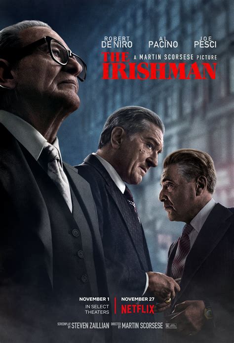 The Irishman 2019 Poster 2 Trailer Addict