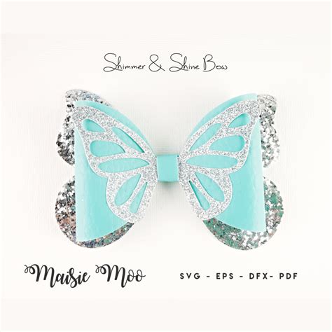 Butterfly Bow Template SVG, Bow SVG,
