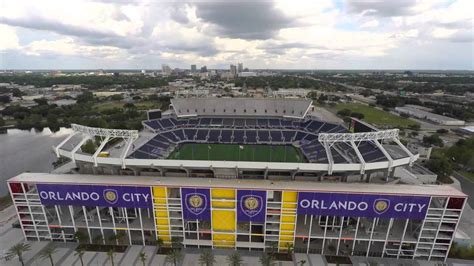 Orlando City Soccer Stadium Aerial Youtube