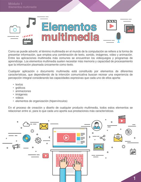 M01 S3 Elementos Multimedia Pdf Elementos Multimedia Como Se Puede
