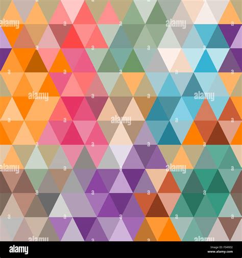Background Of Colored Triangles Stock Vector Image And Art Alamy