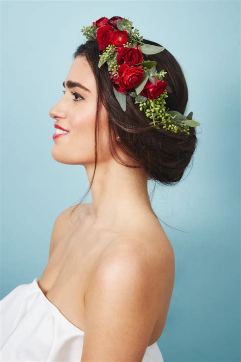 The Flower Piece Fresh Flower Headband Unique Ways To Wear Wedding