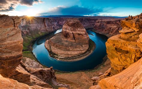 Grand Canyon Horseshoe Bend Arizona Landscapes Nature Desktop Wallpaper