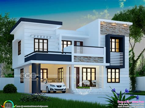 As an extra feature, an upstairs bonus space is provided that would be perfect for a guest suite or that family game room.related plans: 1748 square feet modern 4 bedroom house plan - Kerala home ...