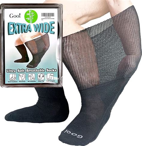 Buy Extra Wide Neuropathy Pain Relief Socks For Swollen Feet Soft