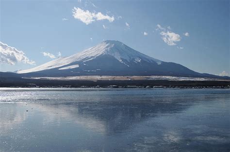 Mt Fuji And Lake Yamanaka In Winter Photograph By Toyofumi Mori Fine