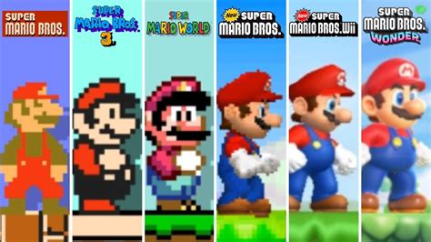 Evolution Of 2d Mario Games 1985 2024 Youtube