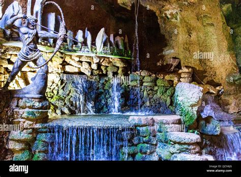 The Wet Caves Of Hercules In Tangier Morocco Stock Photo Alamy