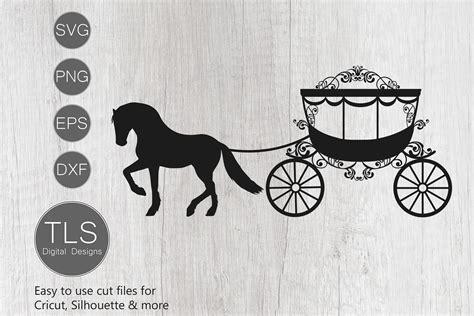 Horse And Carriage Svg Princess Carriage Svg