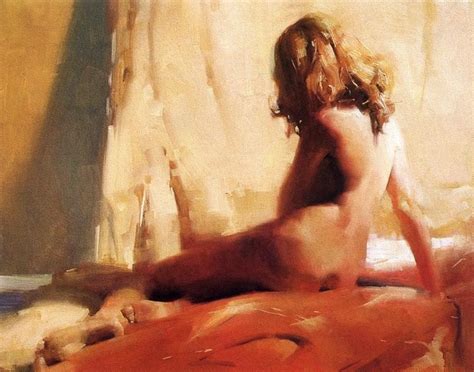 Hand Painted Modern Naked Woman Sexy Nude Girl Oil Painting On