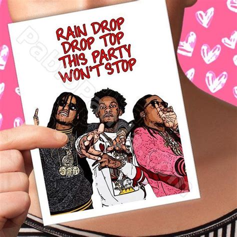 Funny Valentines Card Migos '(0.0)' Cardi B Gift For Friend '(0.0