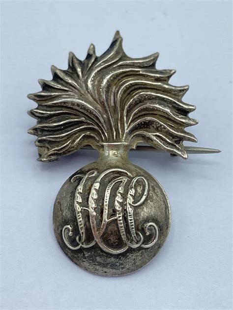 Rare Ww1 British Army Honourable Artillery Company Silver Brooch