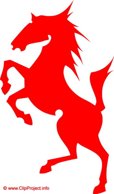 Red Horse Clipart