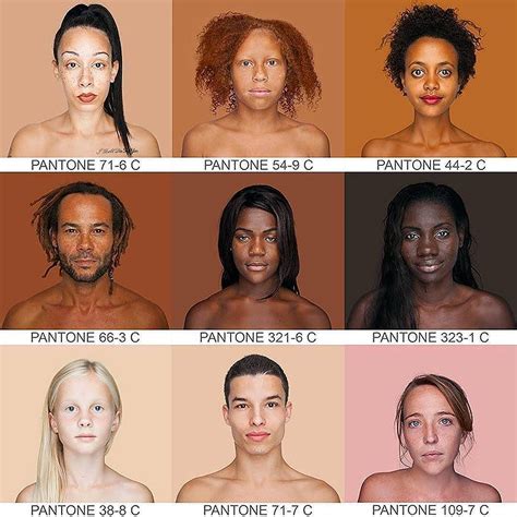 Repost Martin Orton Photographer To Capture Every Skin Tone In The World For A Human Pantone