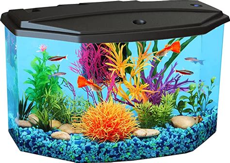 Koller Products Aquaview 3 Gallon Fisch Tank Mit LED Beleuchtung Und