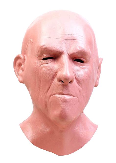 Buy Old Man Mask Realistic Halloween Latex Human Wrinkle Face Mask Novelty Costume Party Latex