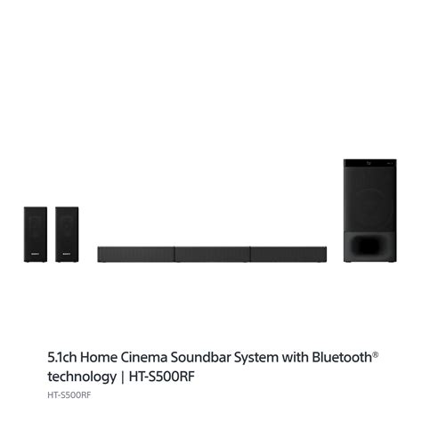 Sony Ht S500rf Real 51ch Home Cinema Soundbar System With Bluetooth