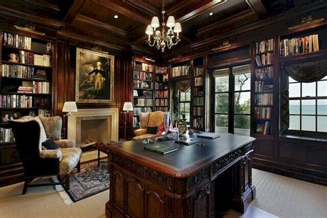 Stunning Home Libraries With Rustic Design Thelatestdailynews