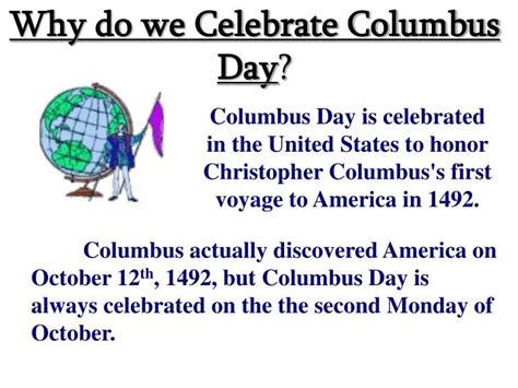 Ppt Why Do We Celebrate Columbus Day Powerpoint Presentation Free