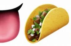 emojis taco tongue sexts heat droplets sweat