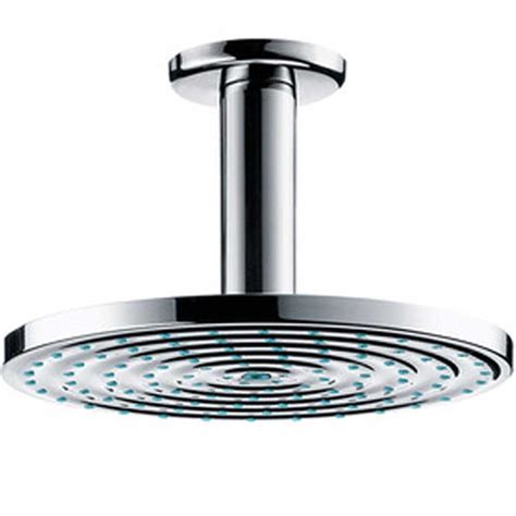 Hansgrohe Raindance S 180 Air 100mm Chrome Shower With Ceiling Connector Bathroom From Taps Uk