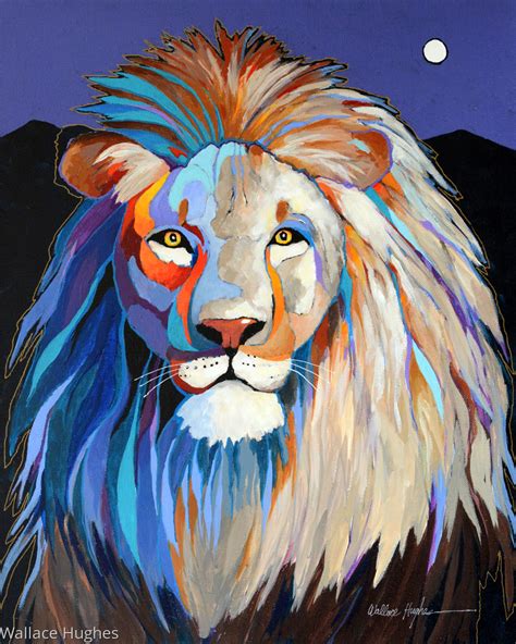 Rainbow Lion Painting At Explore Collection Of