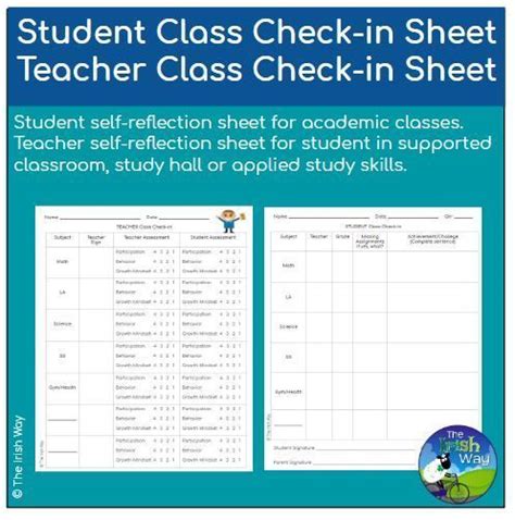 Grade Monitoring Weekly Reflection Teacher Feedback Study Hall