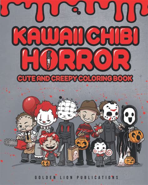 Buy Kawaii Chibi Horror Coloring Book Cute And Creepy Coloring Book