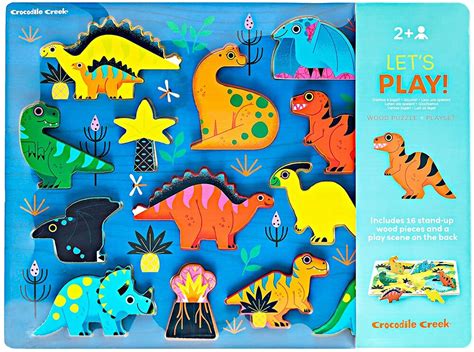 Dinosaur Puzzle Crocodile Creek Toy Sense