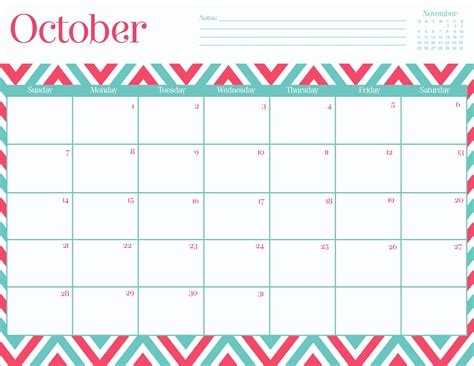 Freebies October Calendars Oh So Lovely Blog