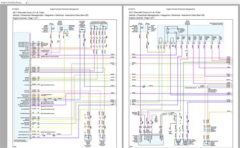 Chevrolet Cruze L4 1 4L 2017 Electrical Wiring Diagram