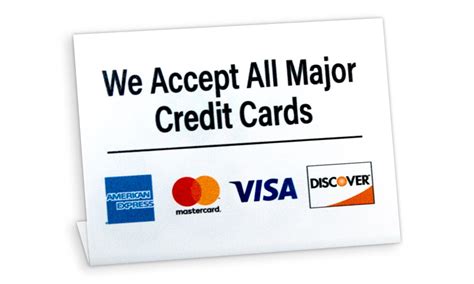 Discover is the sole issuer of discover cards. We accept credit cards - Credit Card