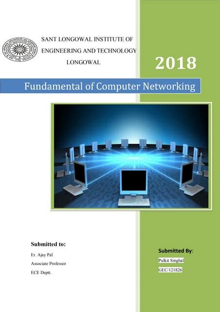 Fundamentals Of Computer Networking Pdf