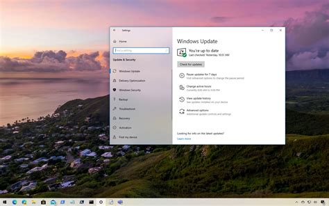 How To Change Windows Update Advanced Settings On Windows 10 Pureinfotech