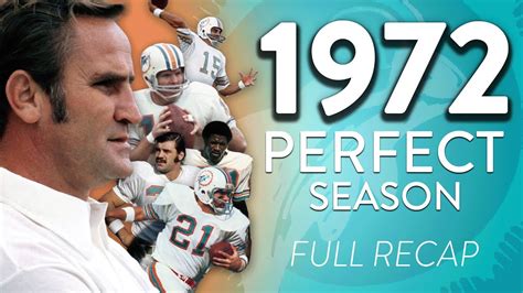 Achieving Perfection Story Of The 1972 Miami Dolphins Undefeated