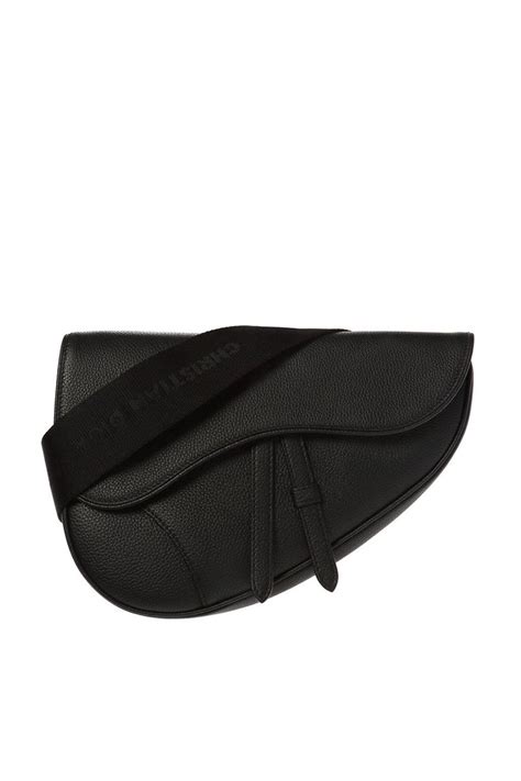 20 x 28.6 x 5 cm. Dior 'saddle' Shoulder Bag in Black for Men - Lyst