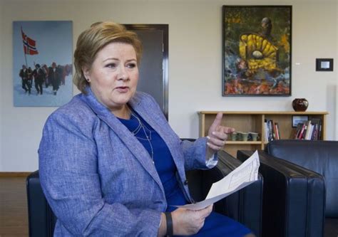 Statsminister Erna Solberg Til Vg Om Heldekkende Ansiktsplagg Det Er
