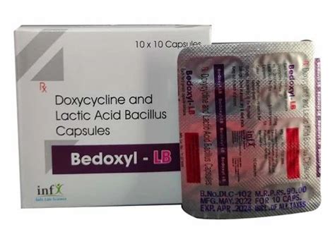 Bedoxyl Lb Doxycycline And Lactic Acid Bacillus Capsules Prescription
