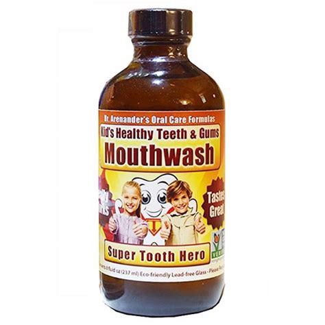 Organic Mouthwash For Kids Fluoride Free Non Toxic Natural Prevent
