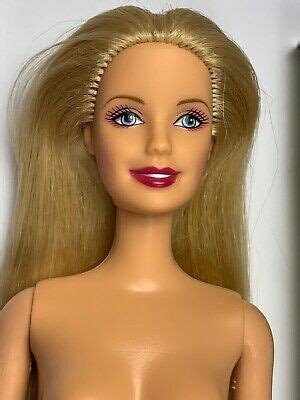 Barbie Nude Blonde Doll Only Cut N And Style Styling Fun Long Hair Ebay